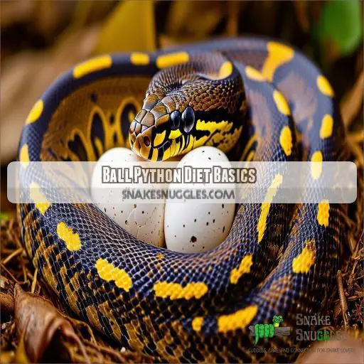 Ball Python Diet Basics