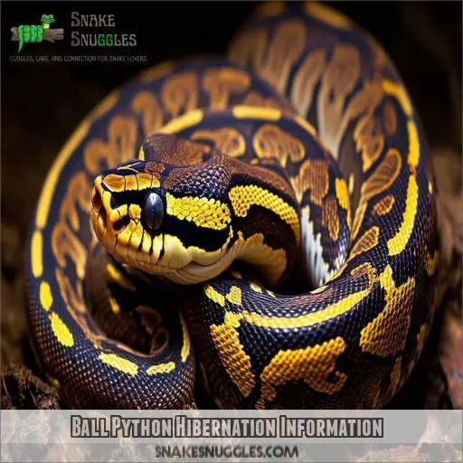 Ball Python Hibernation Information