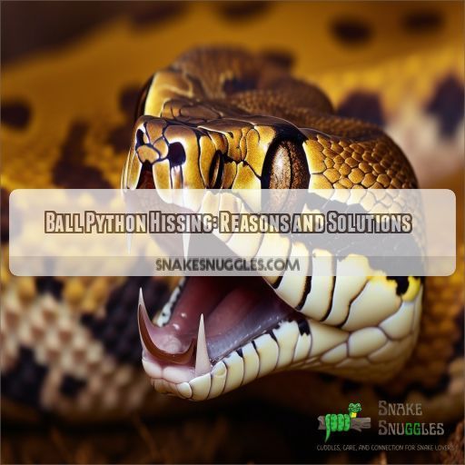 Ball Python Hissing: Reasons and Solutions