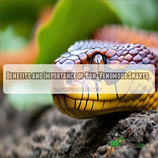 Benefits and Importance of Non-Venomous Snakes