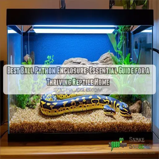 Best Ball Python Enclosure: Essential Guide for a Thriving Reptile Home