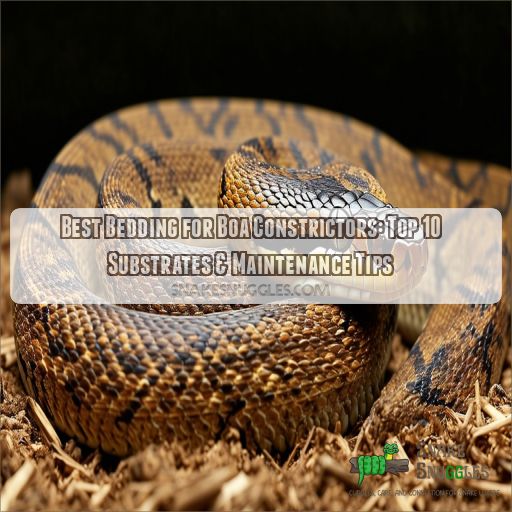 best bedding for boa constrictors