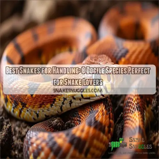 best snakes for handling