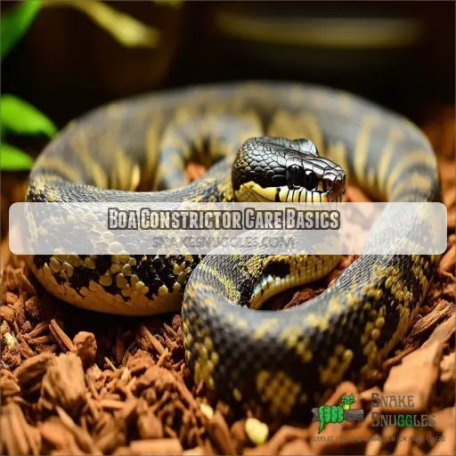 Boa Constrictor Care Basics