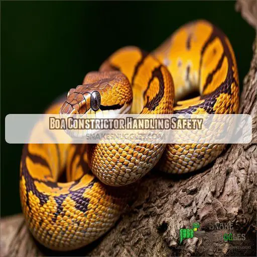 Boa Constrictor Handling Safety