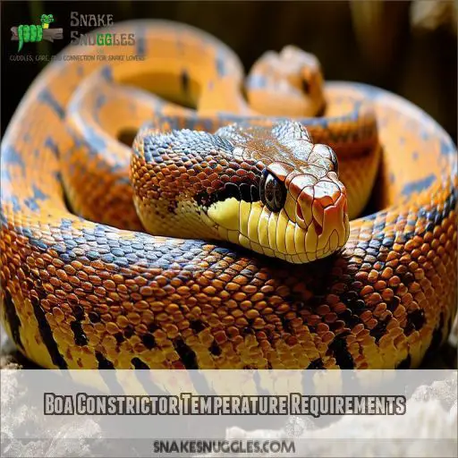 Boa Constrictor Temperature Requirements