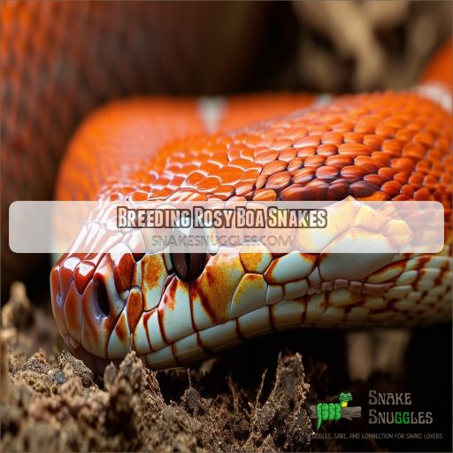 Breeding Rosy Boa Snakes