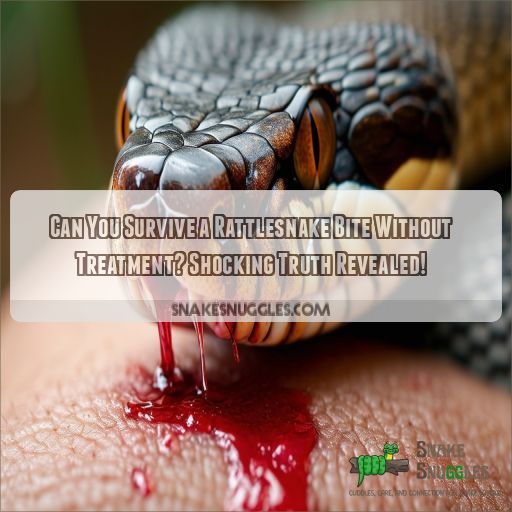 can you survive a rattle snake bite without treatment