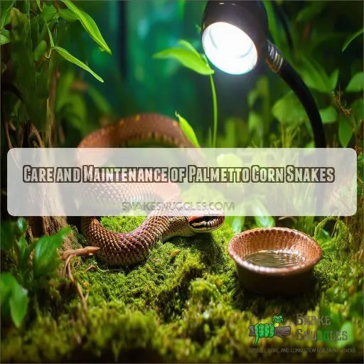 Care and Maintenance of Palmetto Corn Snakes