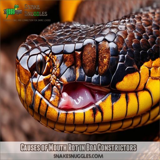 Causes of Mouth Rot in Boa Constrictors
