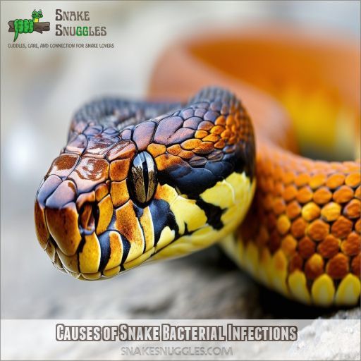 Causes of Snake Bacterial Infections