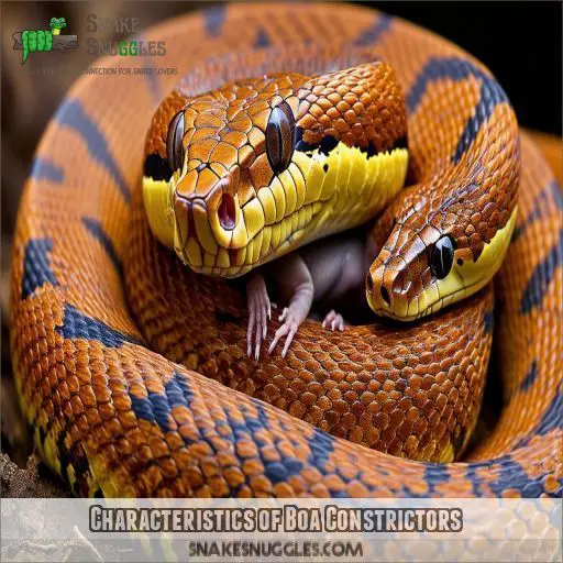 Characteristics of Boa Constrictors