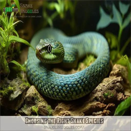 Choosing the Right Snake Species