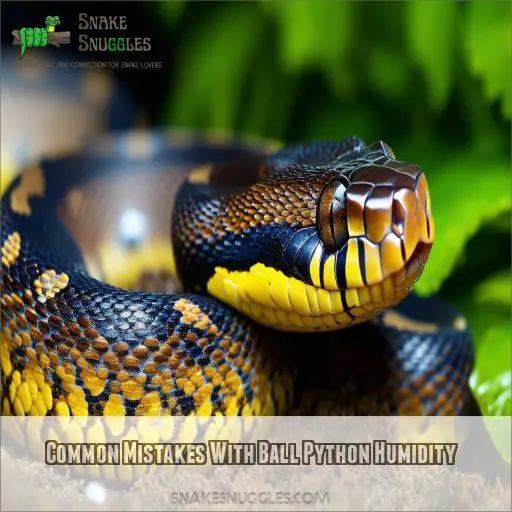 Common Mistakes With Ball Python Humidity