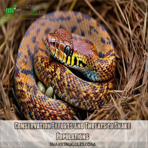 Conservation Efforts and Threats to Snake Populations