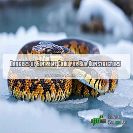 Dangers of Extreme Cold for Boa Constrictors