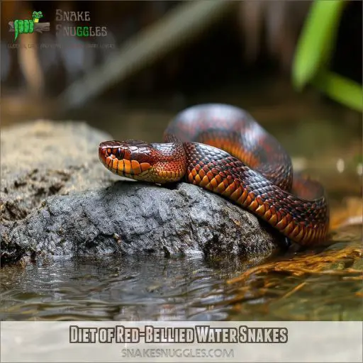 Diet of Red-Bellied Water Snakes