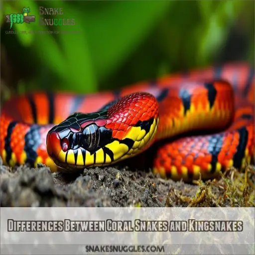 Differences Between Coral Snakes and Kingsnakes