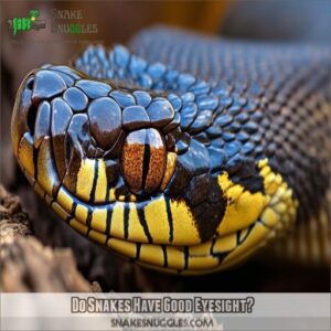 Do snakes have good eyesight