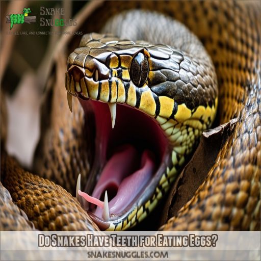 Do Snakes Have Teeth for Eating Eggs