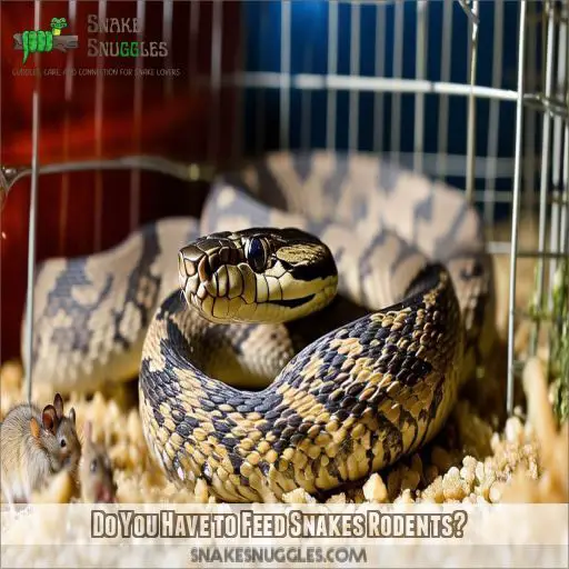 Do You Have to Feed Snakes Rodents