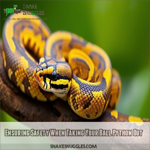 Ensuring Safety When Taking Your Ball Python Out