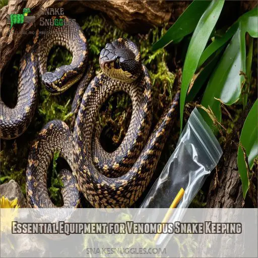 Essential Equipment for Venomous Snake Keeping