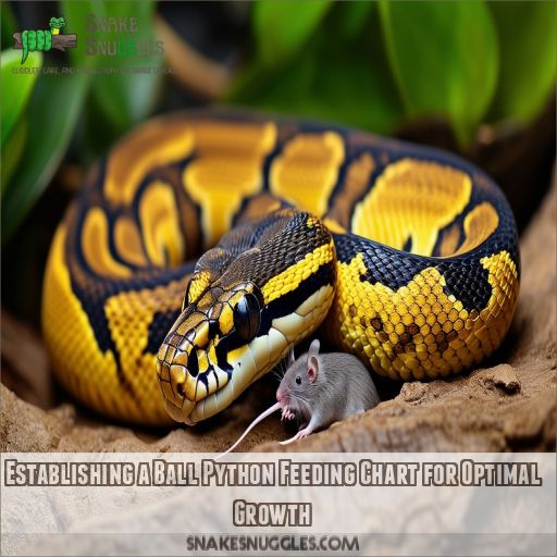 Establishing a Ball Python Feeding Chart for Optimal Growth