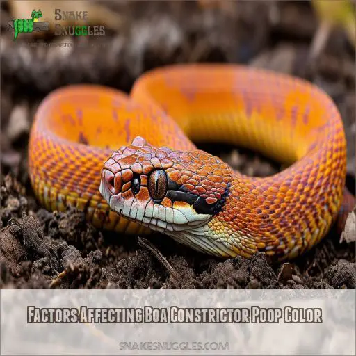 Factors Affecting Boa Constrictor Poop Color