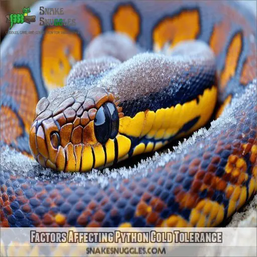 Factors Affecting Python Cold Tolerance