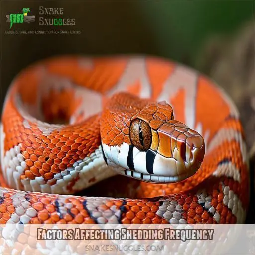 Factors Affecting Shedding Frequency