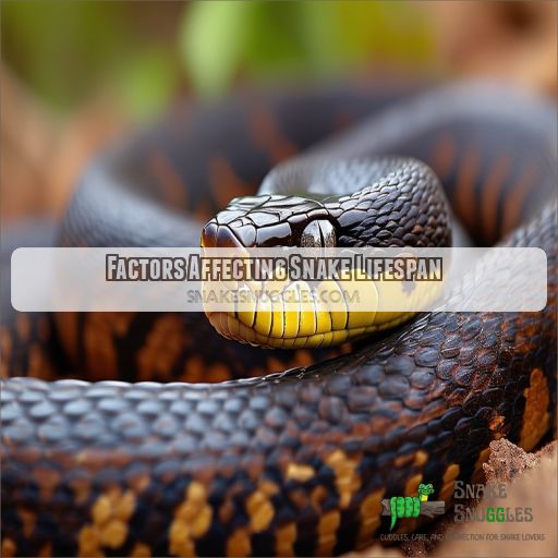 Factors Affecting Snake Lifespan