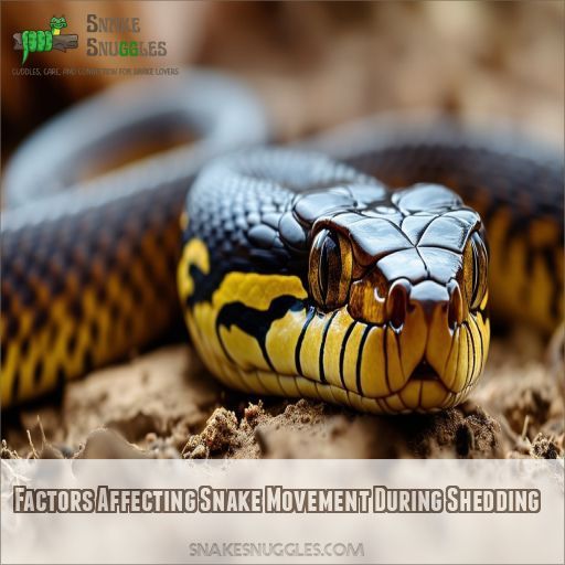 Factors Affecting Snake Movement During Shedding