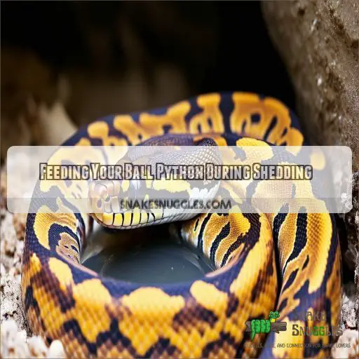 Feeding Your Ball Python During Shedding