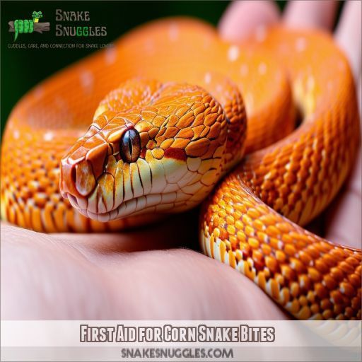 First Aid for Corn Snake Bites