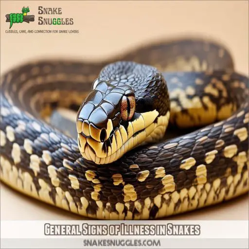 General Signs of Illness in Snakes