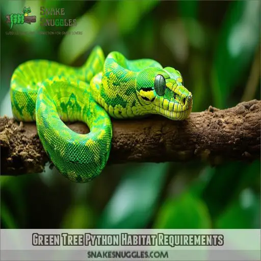 Green Tree Python Habitat Requirements