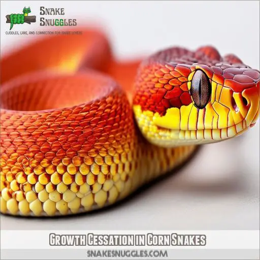 Growth Cessation in Corn Snakes