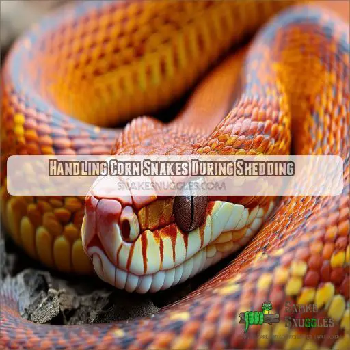 Handling Corn Snakes During Shedding