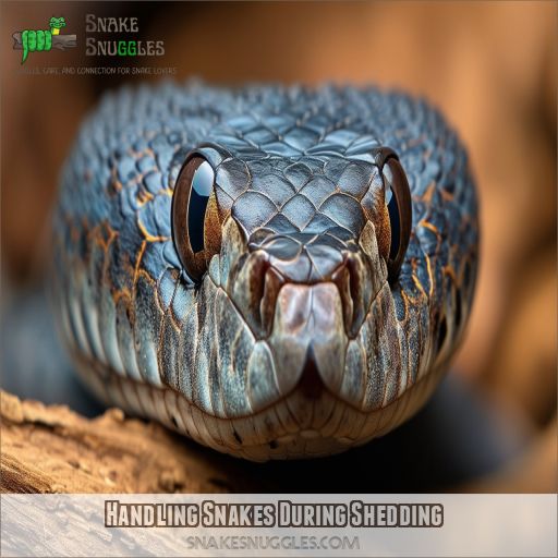 Handling Snakes During Shedding