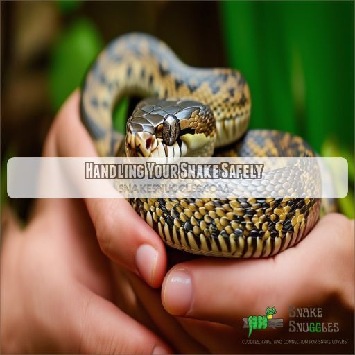 Handling Your Snake Safely