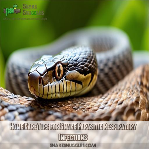 Home Care Tips for Snake Parasitic Respiratory Infections