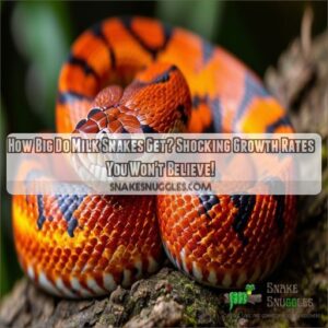 how big do milk snakes get and whats their growth rate