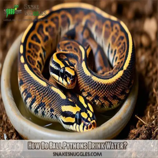 How Do Ball Pythons Drink Water