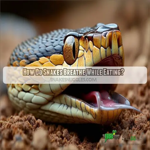 How Do Snakes Breathe While Eating