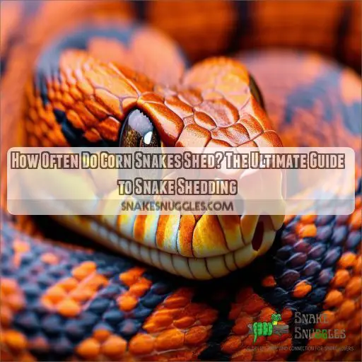 how often do corn snakes shed their skin