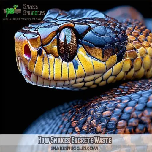 How Snakes Excrete Waste