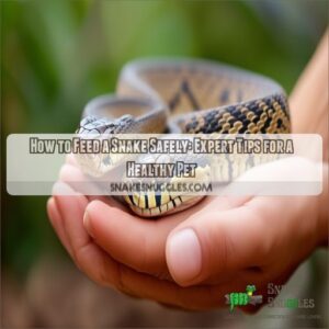 How to feed a snake safely