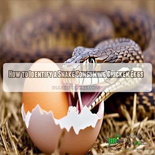 How to Identify a Snake Consuming Chicken Eggs