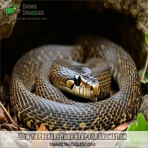 How to Prepare Your Herp for Brumation